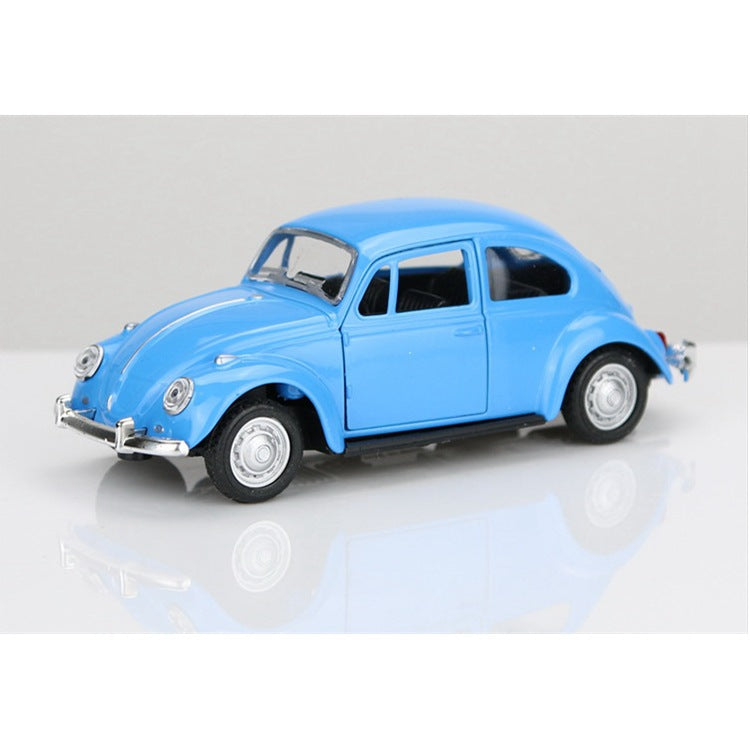 Classic Two-Door Vintage Car Model Toy for Decor