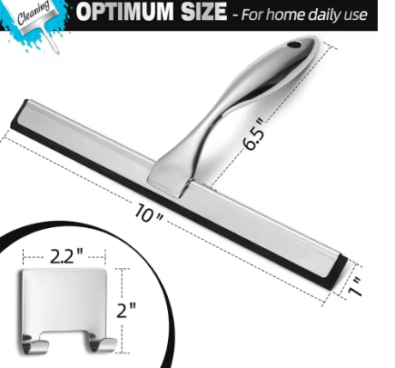 Stainless Steel Glass Squeegee