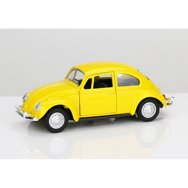 Classic Two-Door Vintage Car Model Toy for Decor