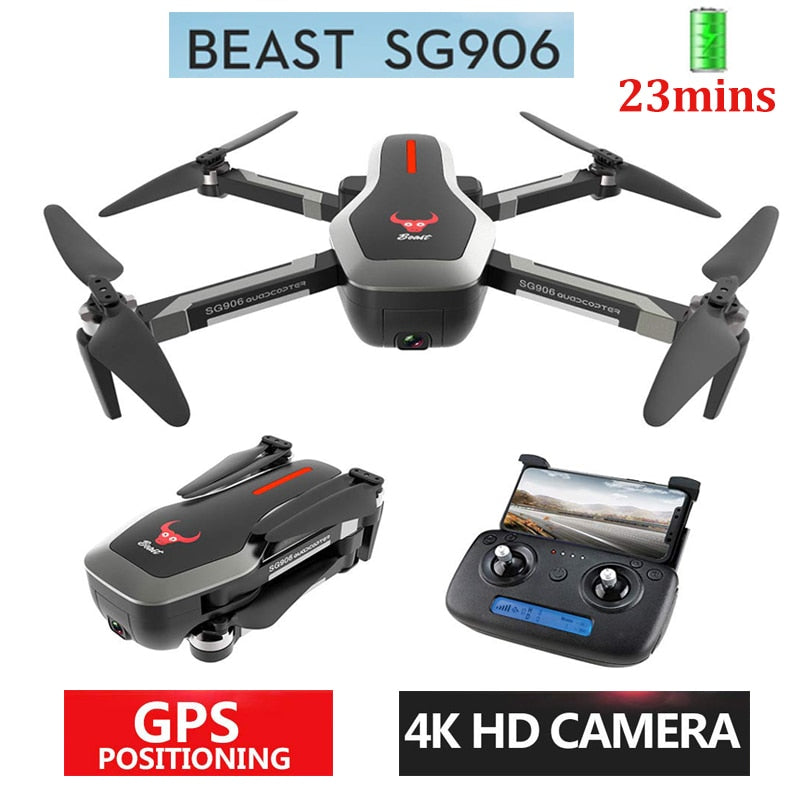 SG906 Pro 4K HD Drone with GPS and Stabilization