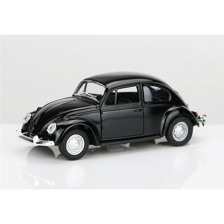 Classic Two-Door Vintage Car Model Toy for Decor