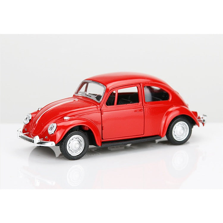 Classic Two-Door Vintage Car Model Toy for Decor