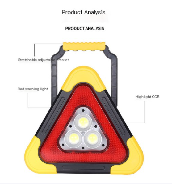 LED Triangular Warning Light