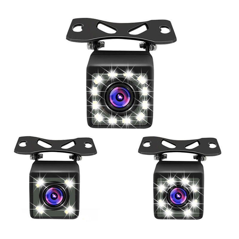 HD Square Waterproof CCD Reversing Camera with 4 LEDs