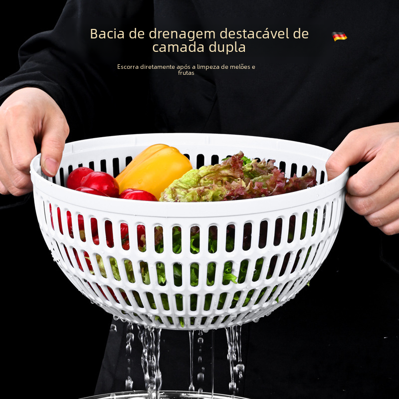 Vegetable Washing Machine with Spin Drying Basket