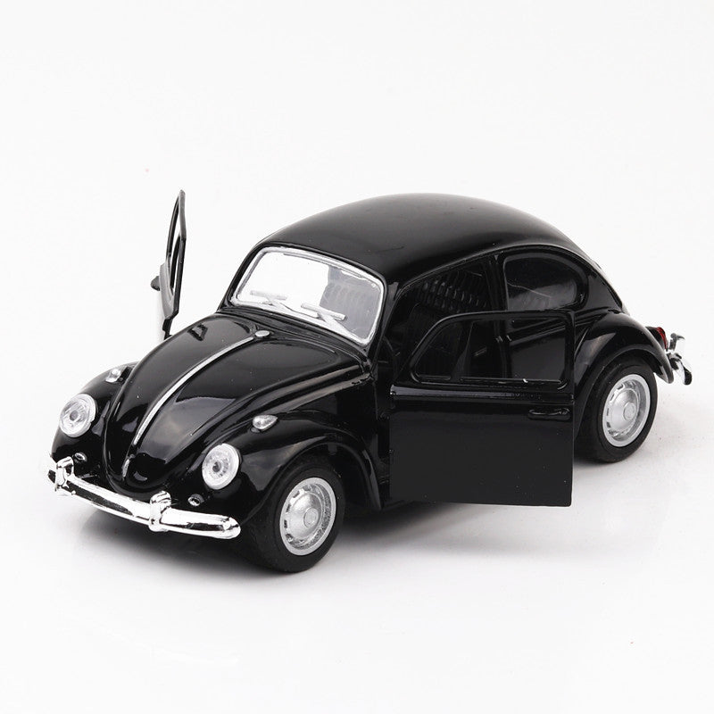 Classic Two-Door Vintage Car Model Toy for Decor