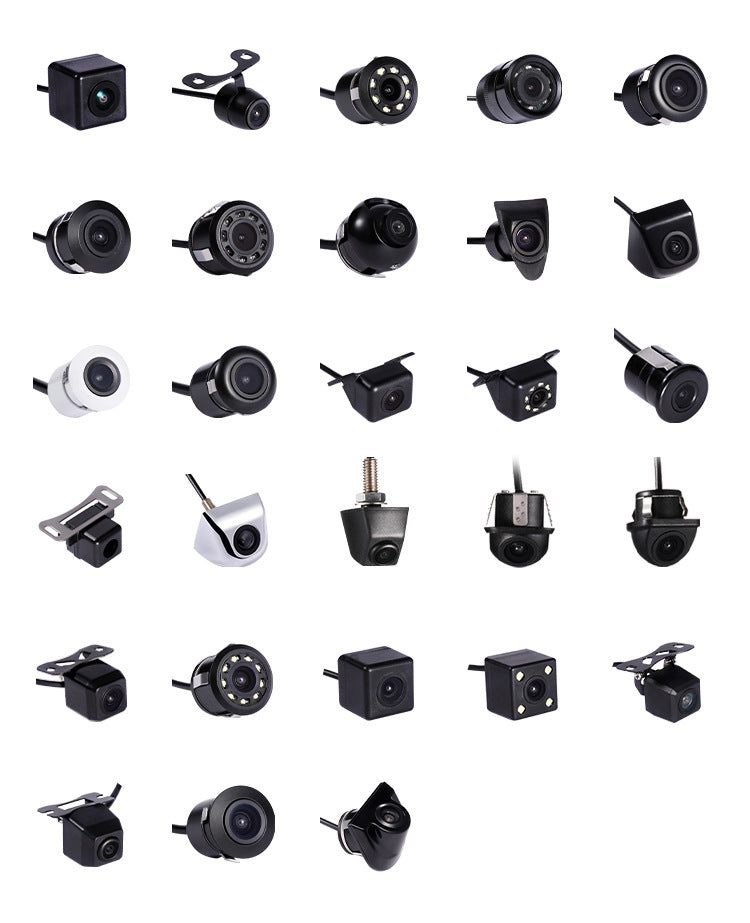 HD Square Waterproof CCD Reversing Camera with 4 LEDs