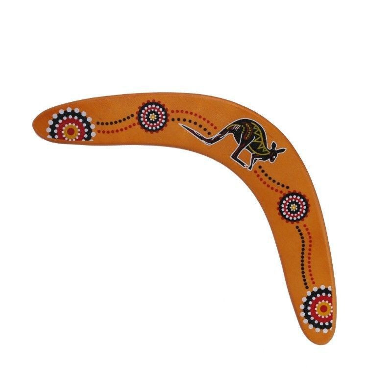 Wooden Boomerang V-Shaped Toy for Outdoor Fun
