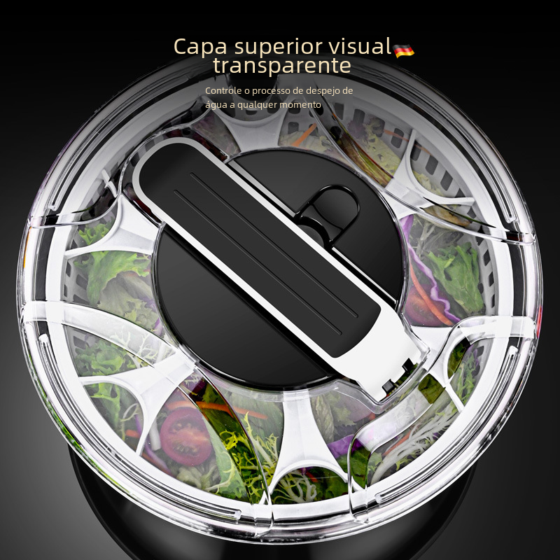 Vegetable Washing Machine with Spin Drying Basket