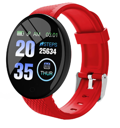 D18 Smart Bracelet with Color Display and Health Monitor