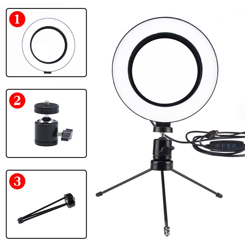 10-Inch Ring Light Kit for Desktop Streaming and Video