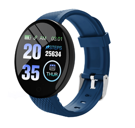 D18 Smart Bracelet with Color Display and Health Monitor