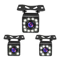 HD Square Waterproof CCD Reversing Camera with 4 LEDs