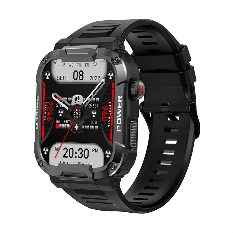 MK66 Smart Waterproof Watch with Bluetooth and 1.85" Screen