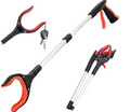 Foldable Grabber with 360° Swivel Clip - Blue (One Piece)
