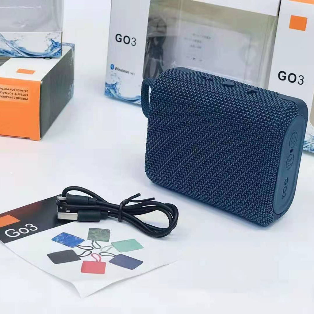 New GO3 Mini Waterproof Bluetooth Speaker with Bass